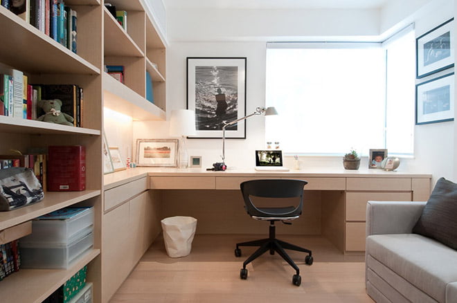 imagem home office com notebook