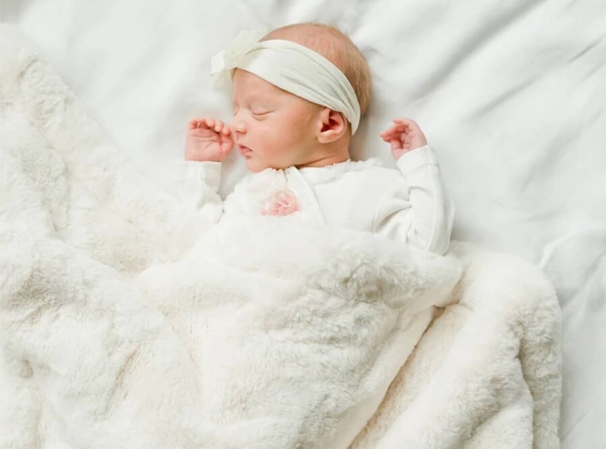 Cobertor Donna Laço Bebê Pellit Off White